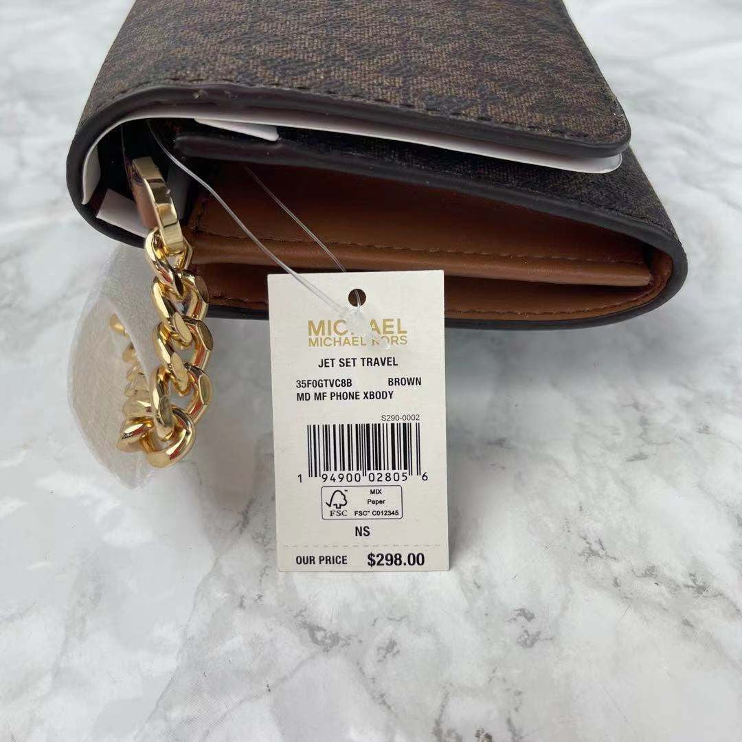 Michael Kors Jet Set Travel Medium Saffiano Leather Smartphone Crossbody  Bag - Black • Price »