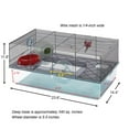 thumbnail image 5 of Furplast, Favola Hamster Cage Includes Water Bottle, Exercise Wheel, Food Dish & Hamster Hide-Out Large Hamster Cage Measures 23.6L x 14.4W x 11.8H-Inches, 5 of 5