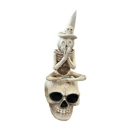 

Resin Ornament. Desktop Piece. Styles: Cover Ears Cover Mouth Cover Eyes. Gives A Mysterious Look. For Home & Workplace. Durable.