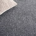 thumbnail image 6 of SAFAVIEH River Randa Solid Polyester Area Rug, Charcoal, 6'7" x 6'7" Square, 6 of 8