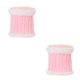 thumbnail image 3 of Guardurnaity Bufanda Bebé Invierno Cálido Kit Gorro de punto Productos delicados para niños Elástico Clima frío Espesar Pompón lindo bufanda rosa brillante 2Conjunto, 3 of 6