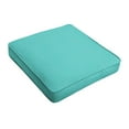 thumbnail image 5 of Sunbrella Lehigh  Solid Indoor/ Outdoor Corded Chair Cushion Cast Horizon 19 in x 19 in x 3 in, 5 of 5