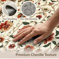 thumbnail image 6 of ODIKA 2'x3' Washable Accent Rug Bathroom Vintage Distressed Vine Border Passage Pile Hallway for Bedroom, Nursery, RV, Pet Friendly, Bedside Mat, 6 of 7