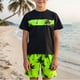 thumbnail image 2 of Vestido de Fiesta de Navidad de las Niñas Estilo de Baño Dividido con Volantes Y Correas, Traje de Baño de Verano Lindo con Poliéster Suave para Diversión de Playa Seca Y de Moda, 2 of 7