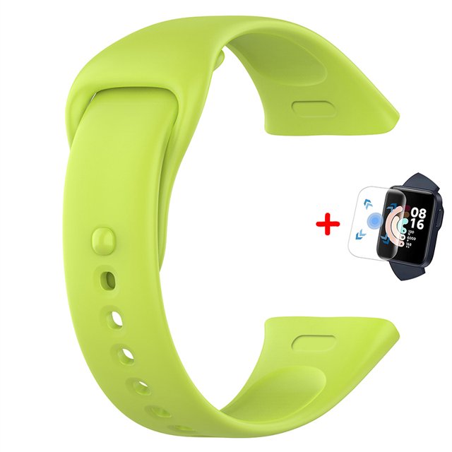 Silicone Strap For Xiaomi Redmi Watch 3 Watch Straps Replacement Watchband For Redmi Watch 3 Active/Lite Wrist Band Accessories