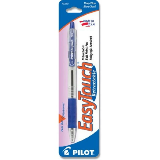 PILOT EasyTouch Refillable & Retractable Ballpoint Pen, Fine Point