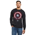 thumbnail image 4 of Marvel Comics Mens Captain America Shield Long-Sleeved T-Shirt, 4 of 4