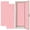 Color 2, variant on Pink 2 Pcs School Locker Magnetic Wallpaper 12" x 36" hearts Simple chaotic light pink heart shapes pink Reusable Removable Locker Accessories Back to School Supplies