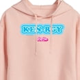 thumbnail image 3 of Barbie The Movie - Kenrgy Blue - Juniors Cropped Pullover Hoodie, 3 of 5