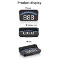 thumbnail image 3 of Pantalla HUD universal para automóvil M6S ODB II, velocímetro GPS, tacómetro, velocidad, temperatura del agua y voltaje, proyector de pantalla LED para automóvil, camión, SUV, RV de 3,5", 3 of 9