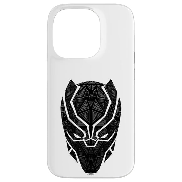 Funda de teléfono Marvel Avengers Black Panther con máscara geométrica para iPhone 14 Pro