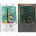 thumbnail image 2 of Christmas Tree and Yorkie Puppy Ceramic Night Light, 2 of 2