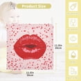 thumbnail image 2 of GZHJMY Love Kiss Sexy Lips Baby Muslin Wash cloths Face Towels, Sweet Heart Red Burp Cloths Cotton Wipes 3 Pack Infant Wash Cloth for Newborn Boys Girls 12x12 inches, 2 of 7