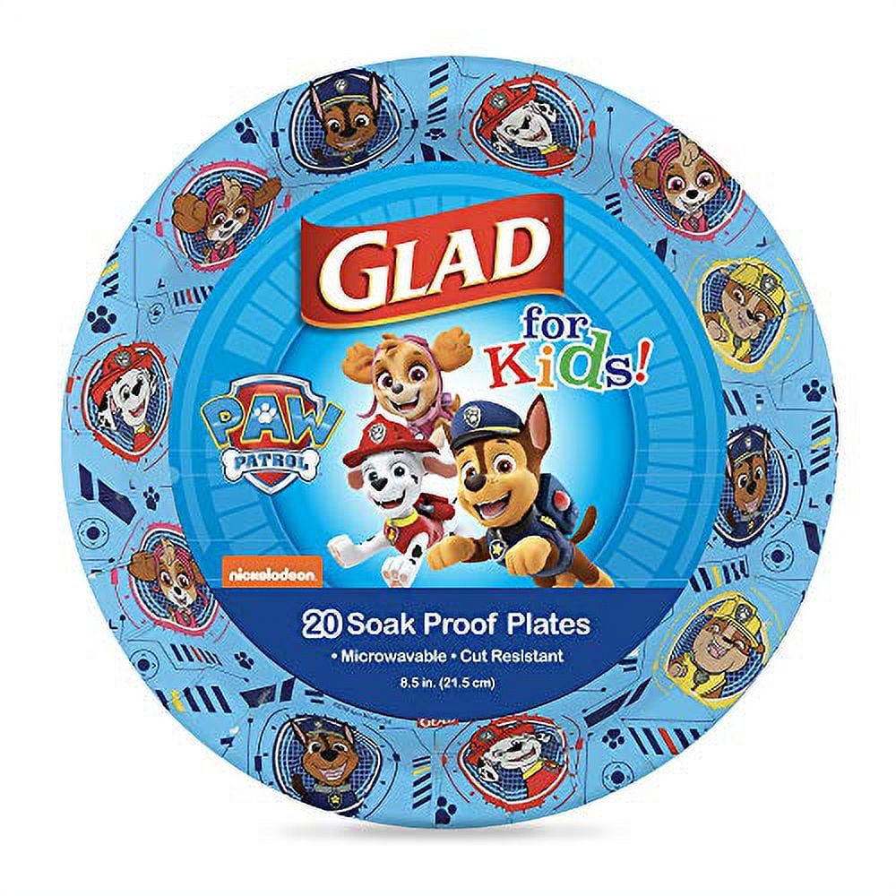 Paw patrol plastic plates hotsell