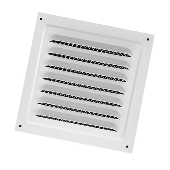 simhoa Air Vent Louver Cover Air Return Grill Shed Caravans Door Ventilation Grille White