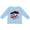 AE-Light Blue, variant on My Daddy Loves Me with Cute Ladybugs Boys or Girls Long Sleeve Toddler T-Shirt