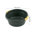 thumbnail image 3 of Laundry Basin,Thickened Large Capacity Deep Basin with Dual Comfort Grip Handles for Kitchen Sink Laundry 5.51x14.17 Inch,Green, 3 of 6