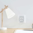 thumbnail image 2 of EcoNesxp 4pcs Shiny Rhinestone Wall Plate Shiny Light Switch Cover White Socket Cover Decorative Wall Plate Wall Socket Cover Suitable for Home Decoration Shiny Rhinestone Wall Plate Shiny Light Swit, 2 of 5