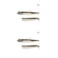 thumbnail image 1 of Greeniant Señuelos de pesca de pececillo de 12g y 25g, cabeza de Wobblers de silicona, cebos artificiales, anzuelo de manivela, cebos blandos Type2 NO2, 1 of 6