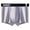 Gray#1, variant on Iugvhana Men's Breathable Viscose Cotton Moisture Wicking No Roll Waistband Tagless Underwear Boxer Briefs Dark Gray XL