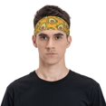 thumbnail image 2 of Daiia Avocado Dog printed Men's Performance Headband,Sports Headbands,Moisture Wicking Workout Headband, 2 of 9
