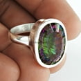 thumbnail image 3 of Natural Mystic Topaz Handmade Fine Jewelry, Solid 925 Sterling Silver Womens Gift Ring, Unique Anniversary Gifts For Wife, Wedding Ring, Amazing Birthday Gifts For Mom, Mothers Day Gifts Size 5.5, 3 of 4