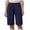 Navy, variant on COMVALUE Women's 2026 Sport Knit High Rise Elastic Waist Capri Pants (Navy, XL)