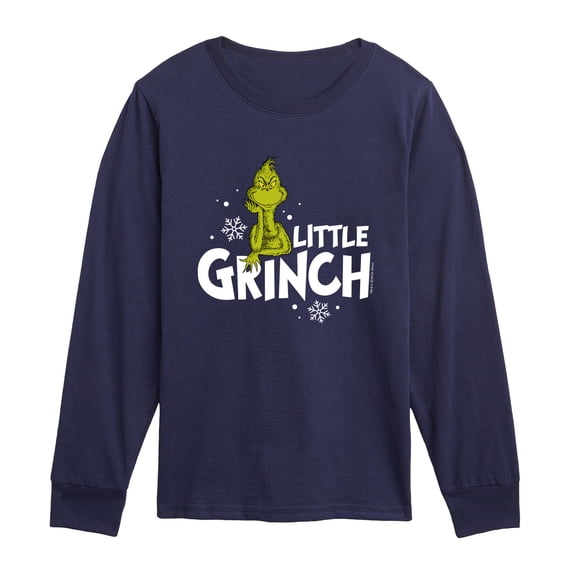 The Grinch - Little - Toddler Boys Long Sleeve Graphic T-Shirt