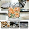thumbnail image 6 of Yayeee Ashtray with Lid for Cigarette Smokeless Stainless Steel Home Ash Holder, Abstract Floral Art, 6 of 7