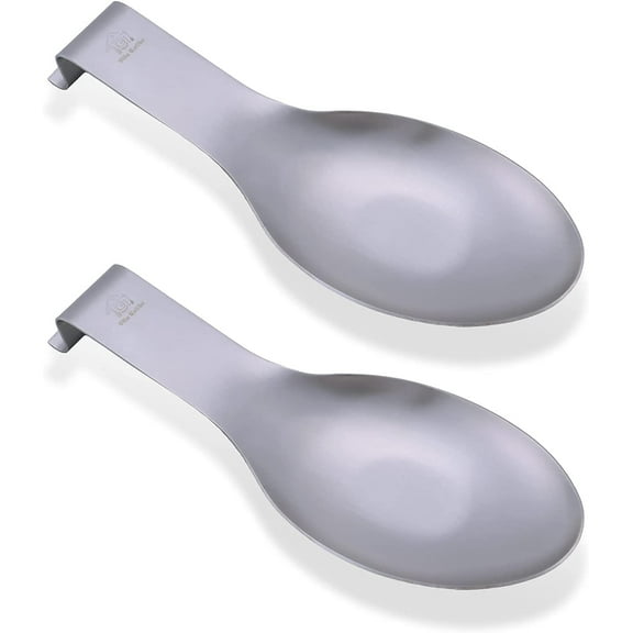 Vila KuChe Stainless Steel Spoon Rest for Kitchen 2pcs