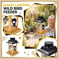 thumbnail image 3 of JIhuahe Hummingbird Feeders for Outdoors - Semi-Automatic Anti-Spill Hanging Feeder, Weatherproof for Balcony Courtyard, No Waste Feeding, 3 of 6