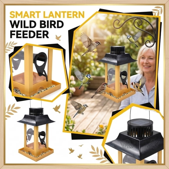 Anti-Spill Hanging Bird Feeder, Semi-Automatic No-Waste Seed Dispenser, Adjustable Ports, Outdoor Balcony Courtyard Wild Bird Feeder(Multicolor)