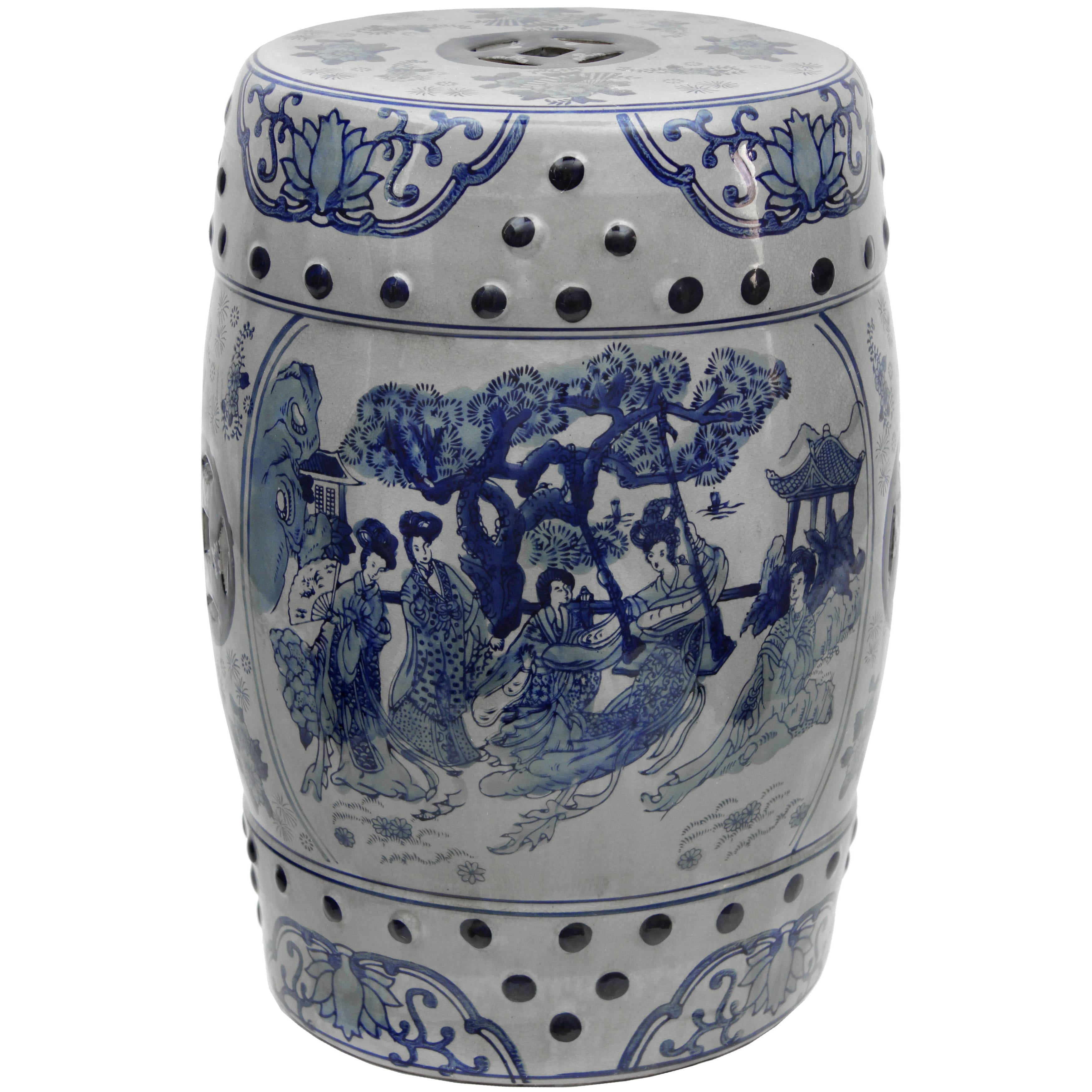 Oriental Furniture Ladies Garden Stool