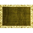 thumbnail image 1 of Ahgly Company Indoor Rectangle Abstract Yellow Modern Area Rugs, 8' x 12', 1 of 4