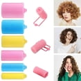 thumbnail image 3 of 6 sponge hair rollers, large hair styling rollers with soft foam 4.0cm, 3 of 5