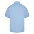 thumbnail image 3 of Absolute Apparel - Camisa de manga corta diseño Oxford para hombre (Azul claro), 3 of 3