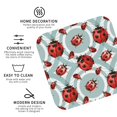 thumbnail image 3 of Naloa Insects Coasters for Set of 4 - PU Leather Coasters, Coasters for Table Cup Tea Coffee Beer, Decorative for Kitchen Homedecor (Round), 3 of 6
