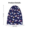 thumbnail image 4 of Sikiie Lama in Space Toddler Beanie Kids Beanie Hat Warm Winter Hats for Boys Girls Knit Cap, 4 of 7