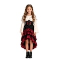 thumbnail image 4 of LYHaoo Girls Child Outfits For Halloween Medieval Outfit For Girls Seafaring Adventure Dress,Dress Up Outfits(8-9 Years), 4 of 7