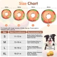 thumbnail image 3 of BEAUTYZOO Dog Cone Alternative After Surgery, Soft Inflatable Cone Collar for Large Dogs, Brown Hamburger Donut, Neoprene, 3 of 3