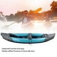 thumbnail image 3 of Kayak Gonflable, Ensemble de Kayak Gonflable en PVC Épaissi Imperméable au Soleil et Anti-âge avec Fond Multicouche Renforcé, Kayak Pliable pour 2 Personnes pour Lacs et Rivières, 3 of 7