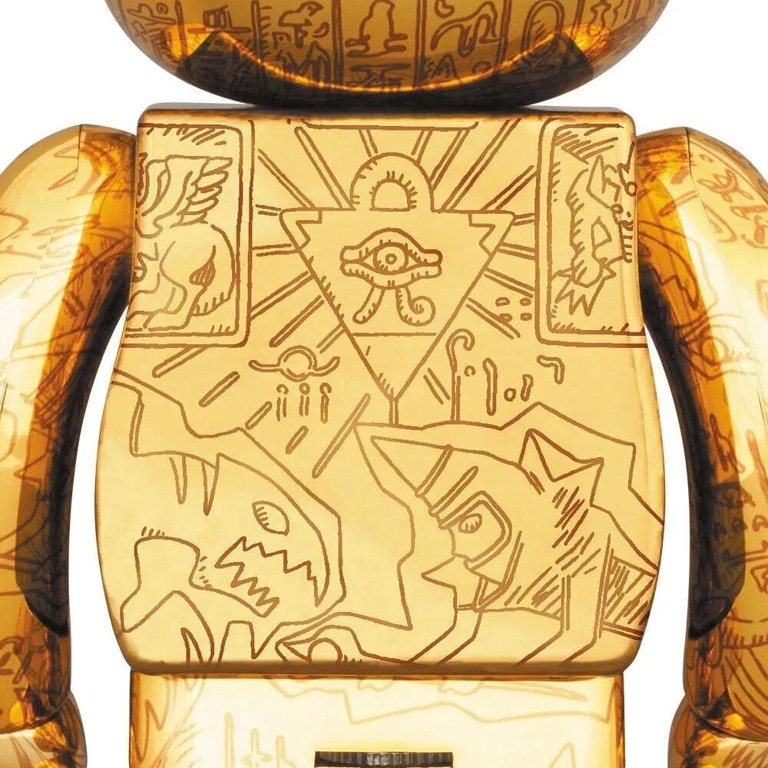 ラ*ー様 BE@RBRICK Millennium Puzzle 400% 遊戯 Yu-Gi-Oh! Millennium Puzzle 400 Bearbrick 25th Anniversary Be