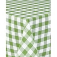 Country Rustic Buffalo Plaid Cotton Fabric Tablecloth by Home Bargains ...