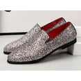 thumbnail image 6 of Santimon Men Dress Shoes Glitter Loafers Slip On Casual Wedding Party Formal Shoes Colorful 7 US, 6 of 7