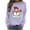 Purple Sweatshirts Jsaierl, variant on Jsaierl Women's Christmas Sweatshirts Funny Snowman Graphic Sweatshirt Party Work Pullover Crewneck Holiday Long Sleeve Tops S-2XL