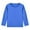 Blue, variant on Diufon Baby Boys Girls Long Sleeve Shirt Toddler Thickened Round Neck Tops Comfort Basic Solid Color T-Shirt