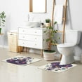 thumbnail image 6 of Yayeee Bath Rug for Bathroom Floor Non Slip Rectangle Fluffy Soft Absorbent Mat, 16"x24", Orange Astronaut Planet, 6 of 7