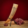 thumbnail image 5 of Mythrojan Viking Drinking Horn, Authentic Medieval Inspired, Polished Finish, 400 ML, 5 of 8