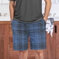 thumbnail image 7 of GZHJMY Buffalo Plaid Pajama Pants Short for Men, Lounge Pants Lightweight Men Pajama Bottoms with Drawstring Pockets, Christmas New Year Birthday Gifts, X-Large, 7 of 7