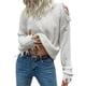 thumbnail image 1 of Txlixc Blusa de punto para mujeres, manga larga y cuello alto Txlixc moda, 1 of 9